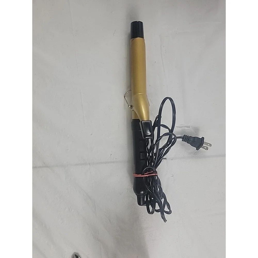 Stella Pro Gold Edition Professional Ceramic Black 1 inch Hair Curling Iron